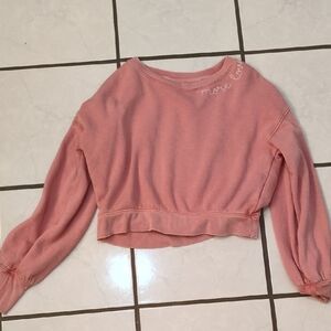 True Craft Coral Fleece Top